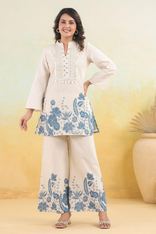 best beautiful cotton slub cord set for Gorgeous ladies