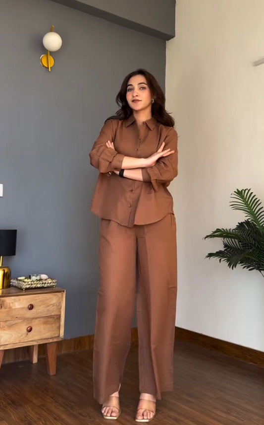 Classic Brown Co-Ord Set 🤎 | Comfortable Cotton | Daily Wear Outfit