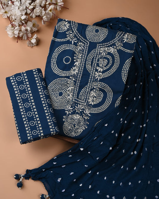 Blue Best cotton suits buy in lowest price