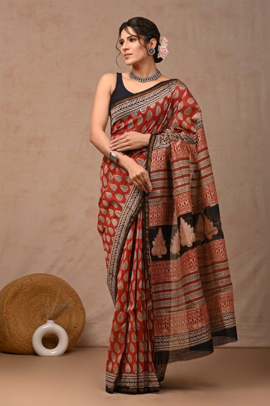 BUY Online Chanderi Silk Saree