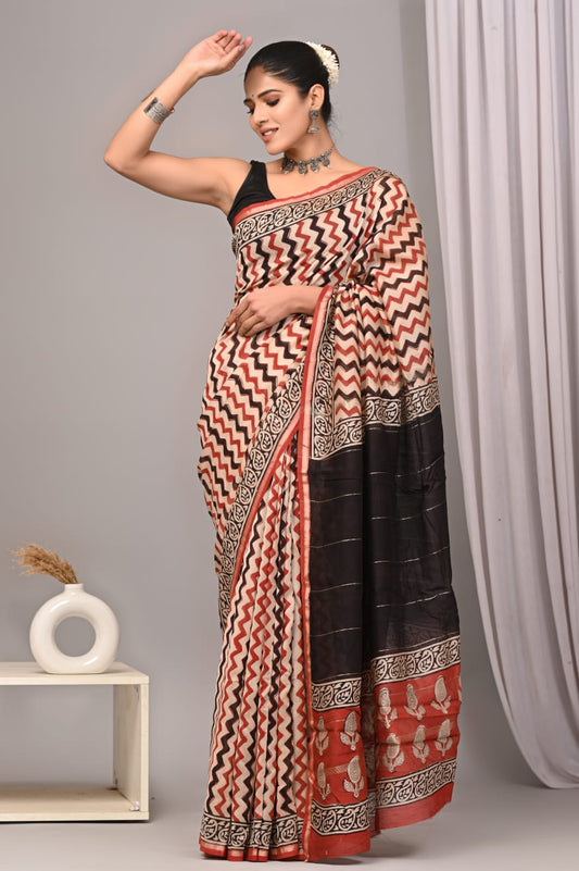 Premium Chanderi Silk Saree