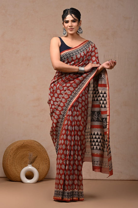 Soft Silk Chanderi Saree