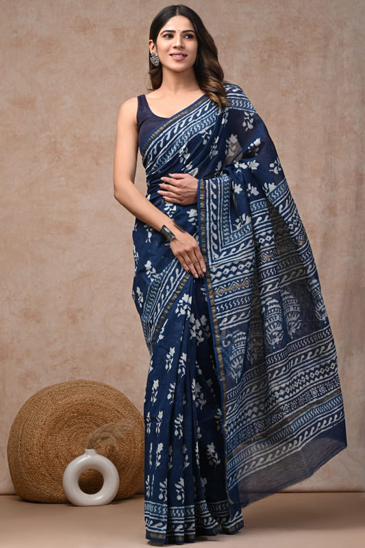 Modern Chanderi Silk Saree