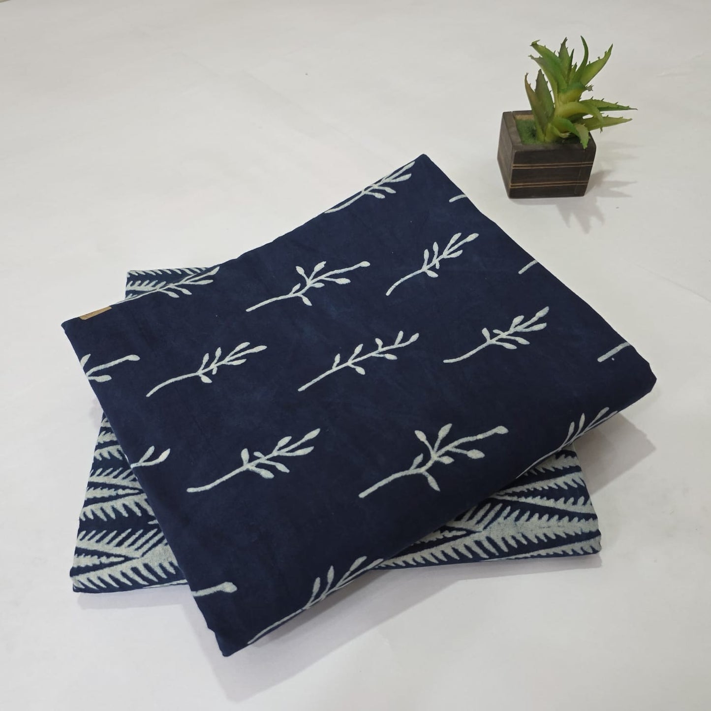 Cotton Cambric Bagru Print Combo Suit for Ladies