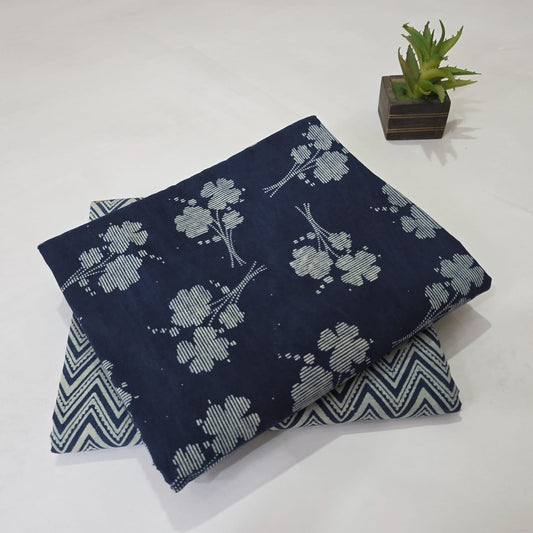 Elegant Handcrafted Cotton Lurex Combo Suit