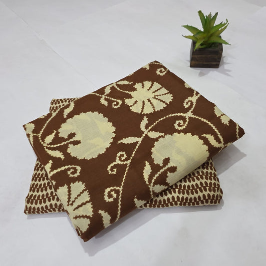 Stylish Bagru Cotton Printed Combo Suit Set