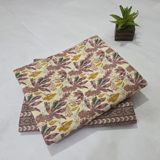 Traditional Handcrafted Cotton Print Combo Suit