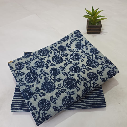 Stylish Cotton Cambric Print Combo Suit Set