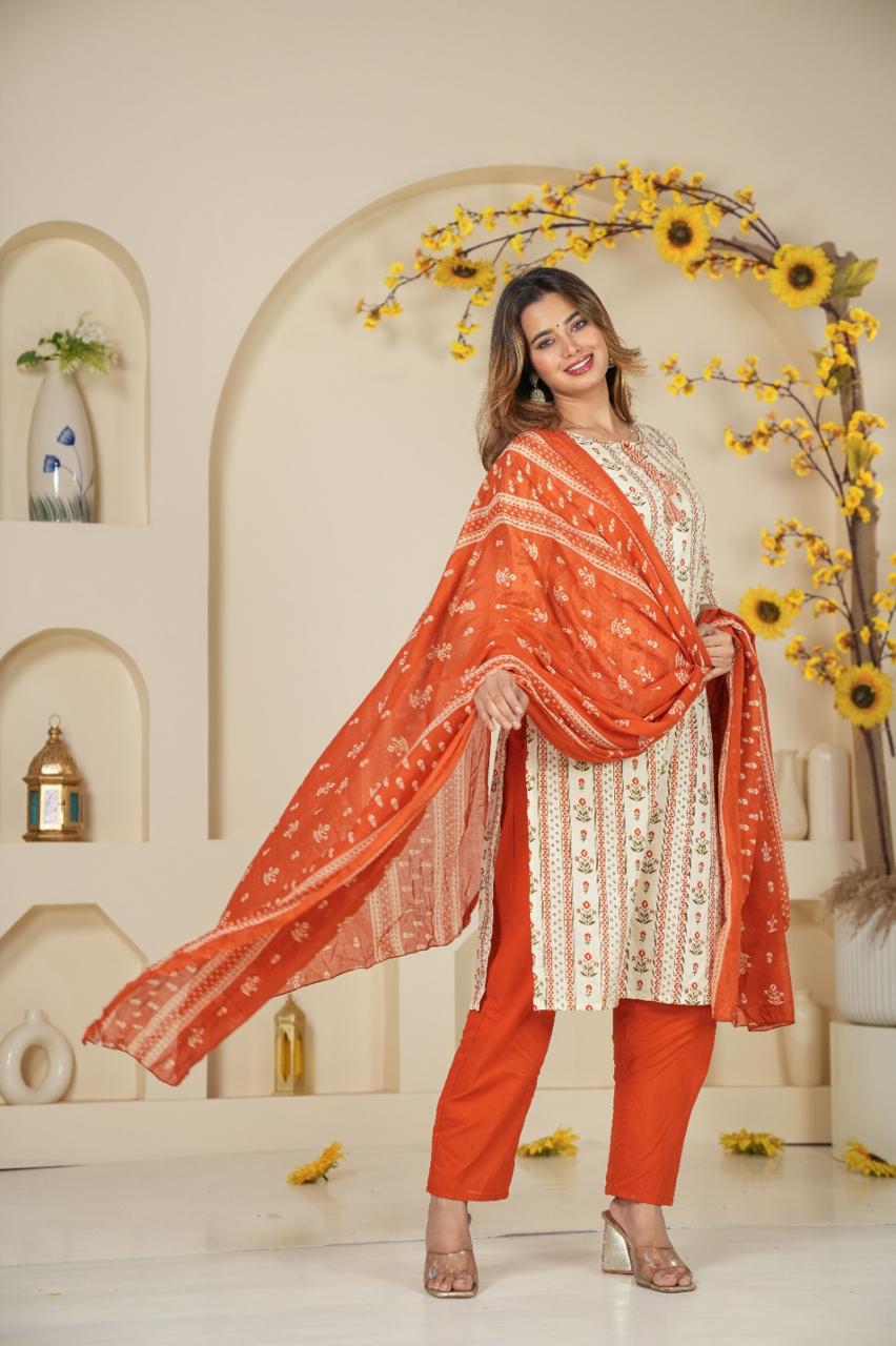 Beautifully alone Cotton kurta set