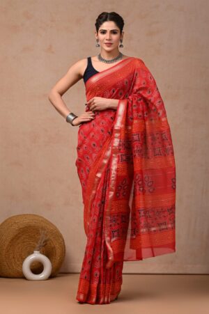 Maheshwari cotton saree